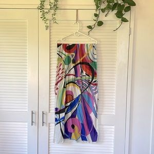 NWT Joana Vasconcelos x Roche Bobois 🎨 viscose silk scarf
